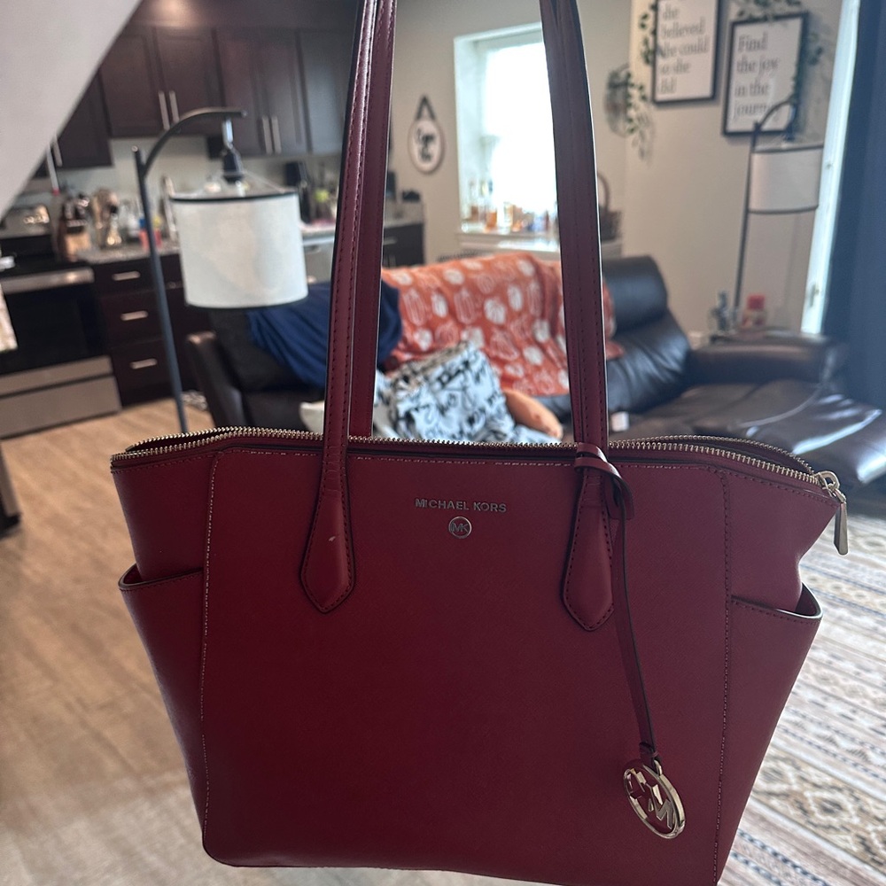 Michael Kors Orange Tote Bag